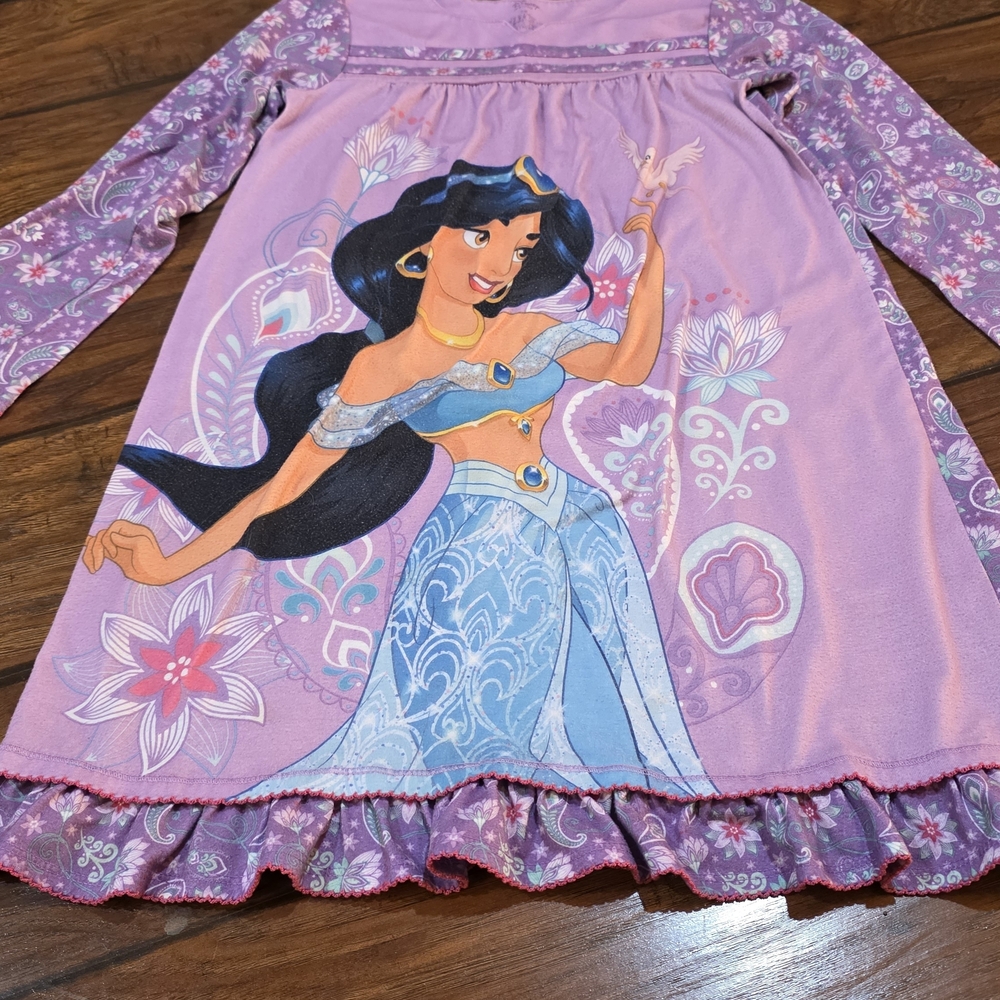 Disney Purple and Pink Jasmine Long Sleeve Dress - Picture 2 of 9